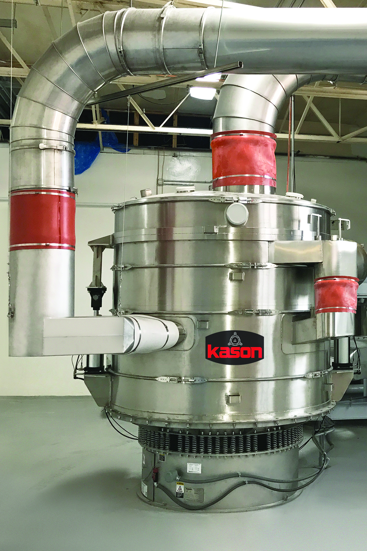 Kason Vibro-Bed circular double-deck fluid bed processor system