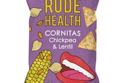 Bags feature Dutch illustrator’s ’60s-era California styling to promote consumption of healthy snack chips ‘in rude health.’