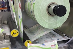 New paper-based material for flow wrapping debuted at Ipack Ima.