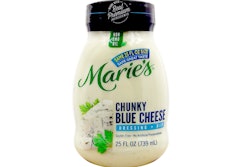 A new PET container for Marie’s refrigerated salad dressing is 100% recyclable, BPA-free, and lighter in weight
