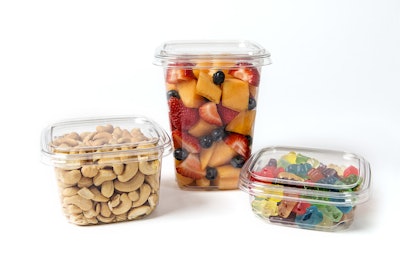 TruWare™ clear square containers