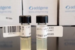Most of Addgene's 750 daily samples are shipped as living bacteria in agar stab tubes. Barcoded samples are shipped at room temperature. (Photo supplied by Addgene.)
