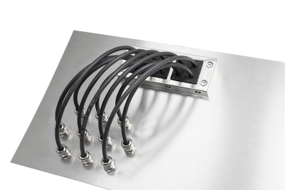 EMC cable entry frames