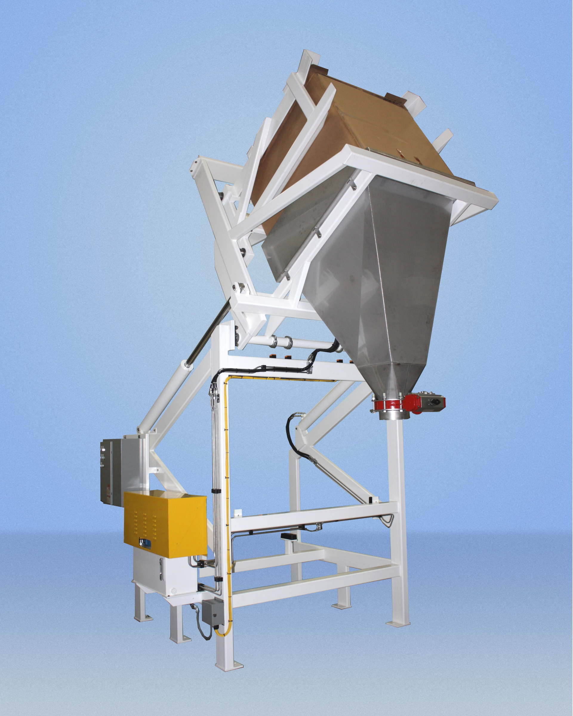 Material Transfer food-grade Lift & Seal container dumper