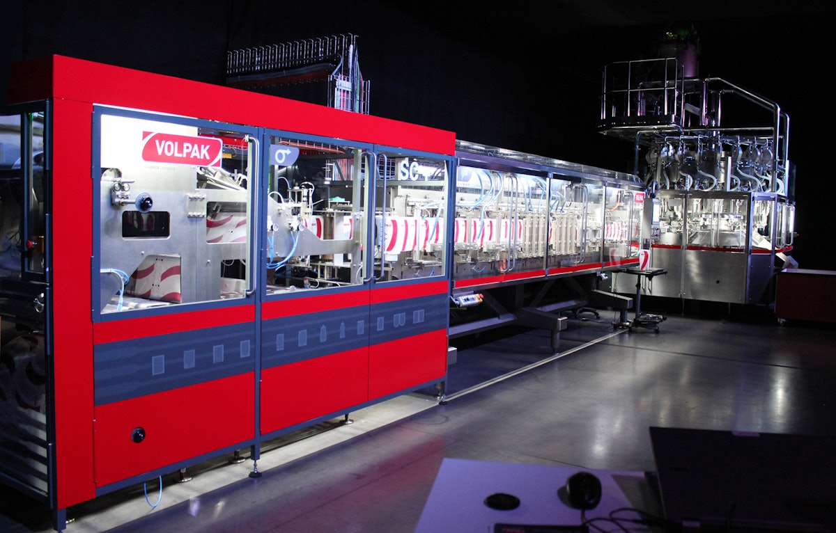 Volpak shop packaging machines