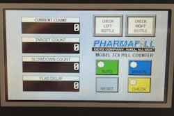 HMI for Pharmafill TC4 tabletop pill counter