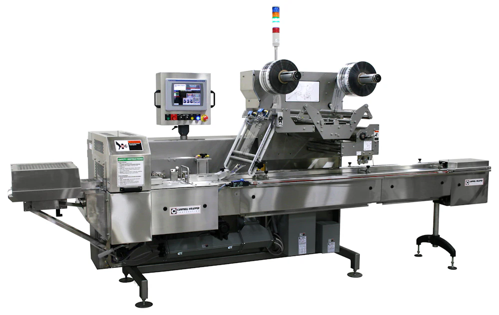 Campbell Wrapper: Horizontal flow wrapper From: Campbell Wrapper Corp ...