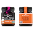 Wedderspoon Manuka honey BEFORE the redesign (l.) and AFTER