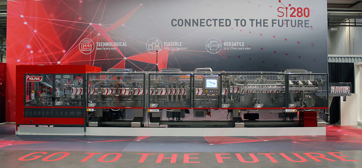 Volpac Machine Volpak: Hf/f/s machine for stand-up pouches From: Volpak | Packaging World