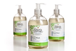 The first commercial application of LiquiForm is a bottle for the Nature’s Promise brand of liquid hand soap.
