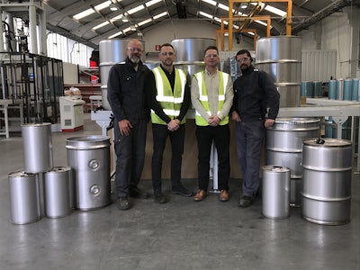 Greif introduces a new line of speciality steel and stainless-steel drum types at its Burton upon Trent plant in the UK.
