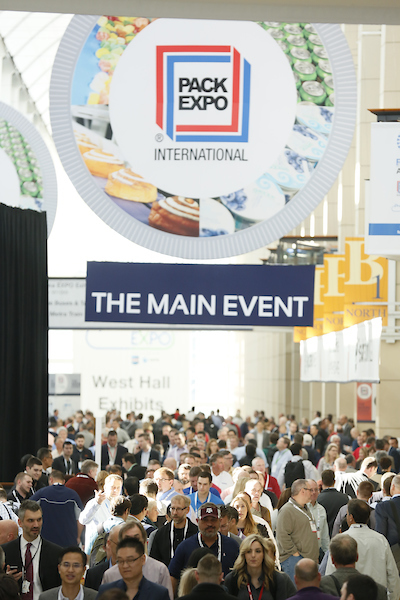 PACK EXPO International and co-located Healthcare Packaging EXPO (Oct. 14&ndash;17, 2018; McCormick Place, Chicago)
