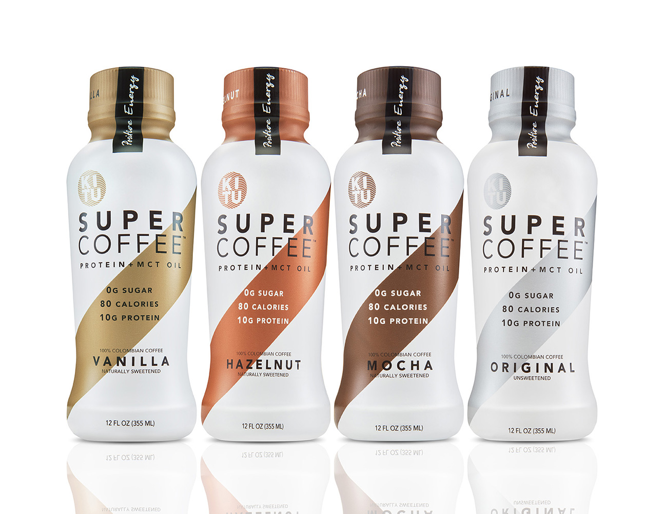 The shelf-stable coffee line is made up of four 12-oz RTD coffees.