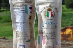 Sausage in a stand up pouch