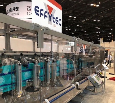 The Effytec HB-26 horizontal pouch machine.