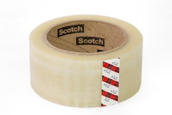 New Scotch High Tack Box Sealing Tape 371+ adheres to a range of surfaces, including corrugated boxes with 100% recycled content.