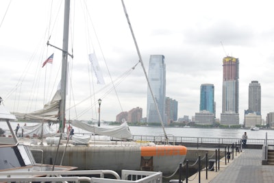 Tara Expeditions Foundation sailed their expedition schooner into the New York Harbor for the event.
