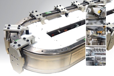 Opportunities for using smart machines to address the packaging industry&rsquo;s top challenges &ndash; from higher SKU counts to cybersecurity &ndash; was a reoccurring theme earlier this month at PACK EXPO International in Chicago. Attendees learned how smart packaging machines can create more flexible operations to support shorter production runs and a wider range of products. For example, the iTRAK system with independent cart technology from Rockwell Automation uses simple software profiles in place of traditional mechanics. This allows for fast, no-tool changeovers that can occur with just the press of a button. The ability to easily reconfigure the system based on the package being run can also optimize a machine&rsquo;s performance. Attendees also saw and heard about advances in industrial IoT applications that can help boost productivity, improve uptime and reduce risk. One of those advances is scalable analytics,which structures and contextualizes data at the device, machine and enterprise levels. These analytics can lev