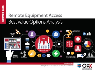 OpX releases Remote Equipment Access: Options Analysis