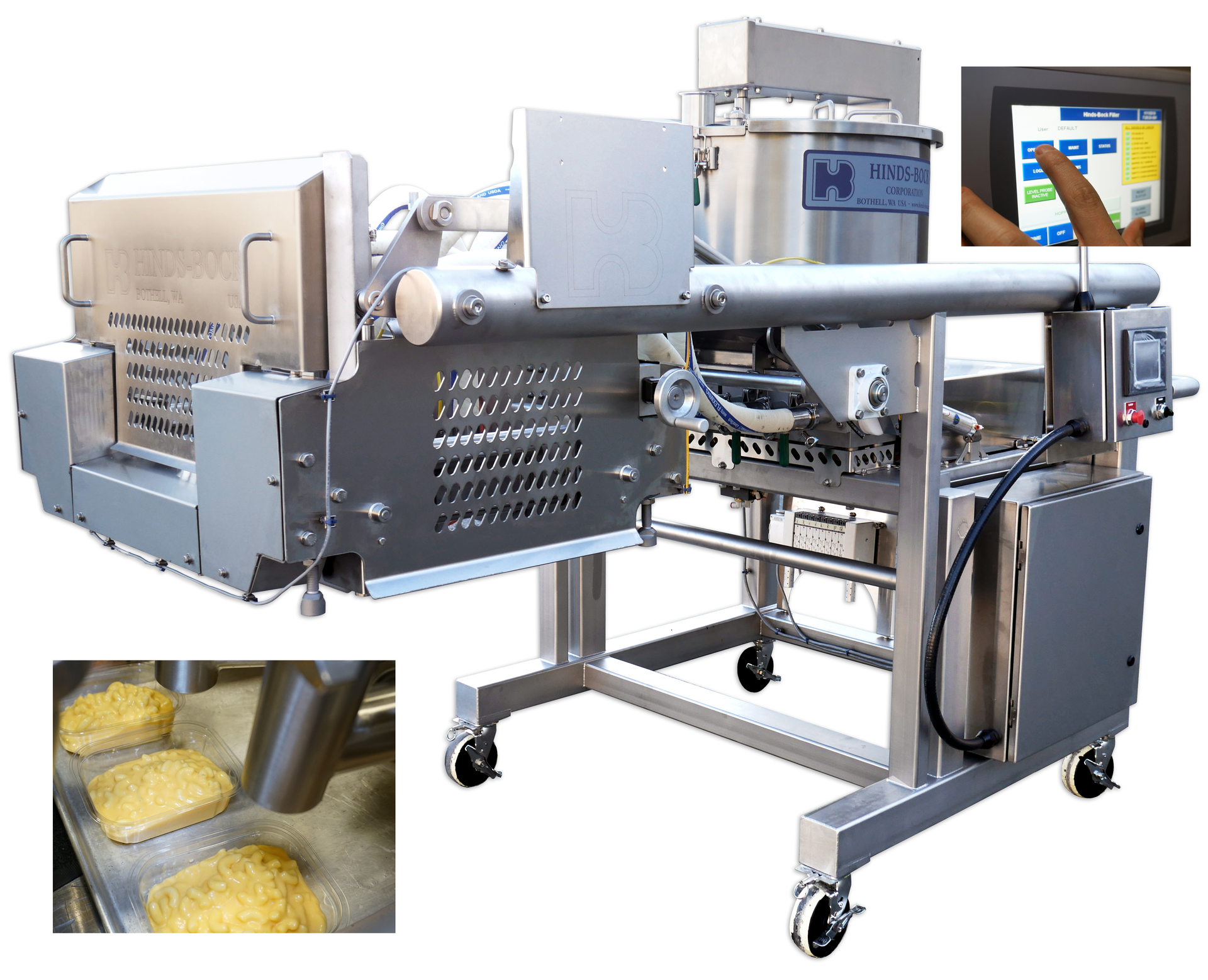Hinds Bock hermetically sealed servo motor-driven filler