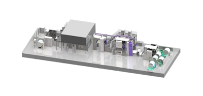 Tetra Pak will install its new digital printer technology at its converting plant in Denton, Texas. Rendering courtesy of Tetra Pak.