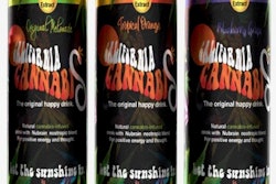 Cannabis-infused wellness drink in PET.