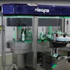 The machine that Makro demonstrated at PACK EXPO International 2018 was equipped with one pressure-sensitive labeling station.