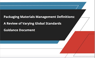 AMERIPEN’s improves clarity and alignment around definitions of packaging materials and management processes.