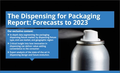 New Smithers Pira research says sports tops, spray pumps, aerosol caps, and other dispenser fixtures will play a key role in how consumers experience a product.