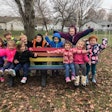 These kids are part of the 'army' of children collecting plastic caps for recycling.