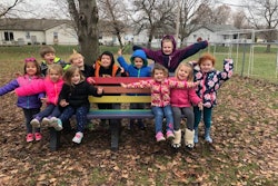 These kids are part of the 'army' of children collecting plastic caps for recycling.