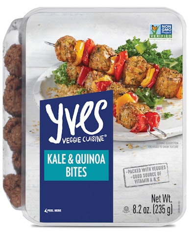 Plant-based meals and snacks in new packaging and logo coming to Walmart, Whole Foods, and grocery store shelves.