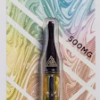 A cartridge containing cannabis oil for use in a vape pen is displayed through a transparent blister pack. Jake Berry contends t