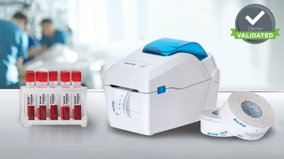 WS2 direct thermal desktop unit is billed as is the industry’s first disinfectant-ready printer.