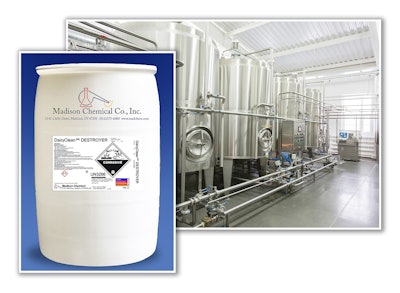 Madison Chemical DairyClean DESTROYER nonfoaming, alkaline detergent
