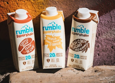 Enhanced protein beverages in paper cartons now available in limited release in Canada with a U.S. launch expected later this year.
