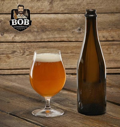 Celebration beer bottle