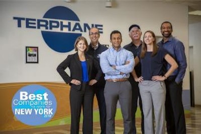 Terphane named Best Companies to Work for in New York State.