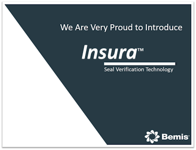 Designed specifically for medical device packaging applications, Insura is imbedded into the sterile barrier system.