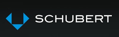 Schubert demonstrates the modular machine frame benefits for end users.
