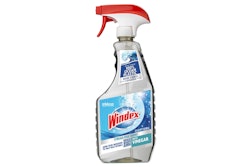 The new product is the world’s first glass cleaner bottle made from 100% recycled ocean plastic.