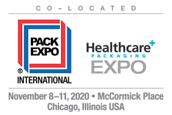 Exhibit sales open for PACK EXPO International & Healthcare Packaging EXPO 2020