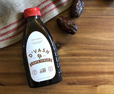 D’Vash introduced a lightweight, 14.1-oz squeezable PET bottle for its Date Syrup.