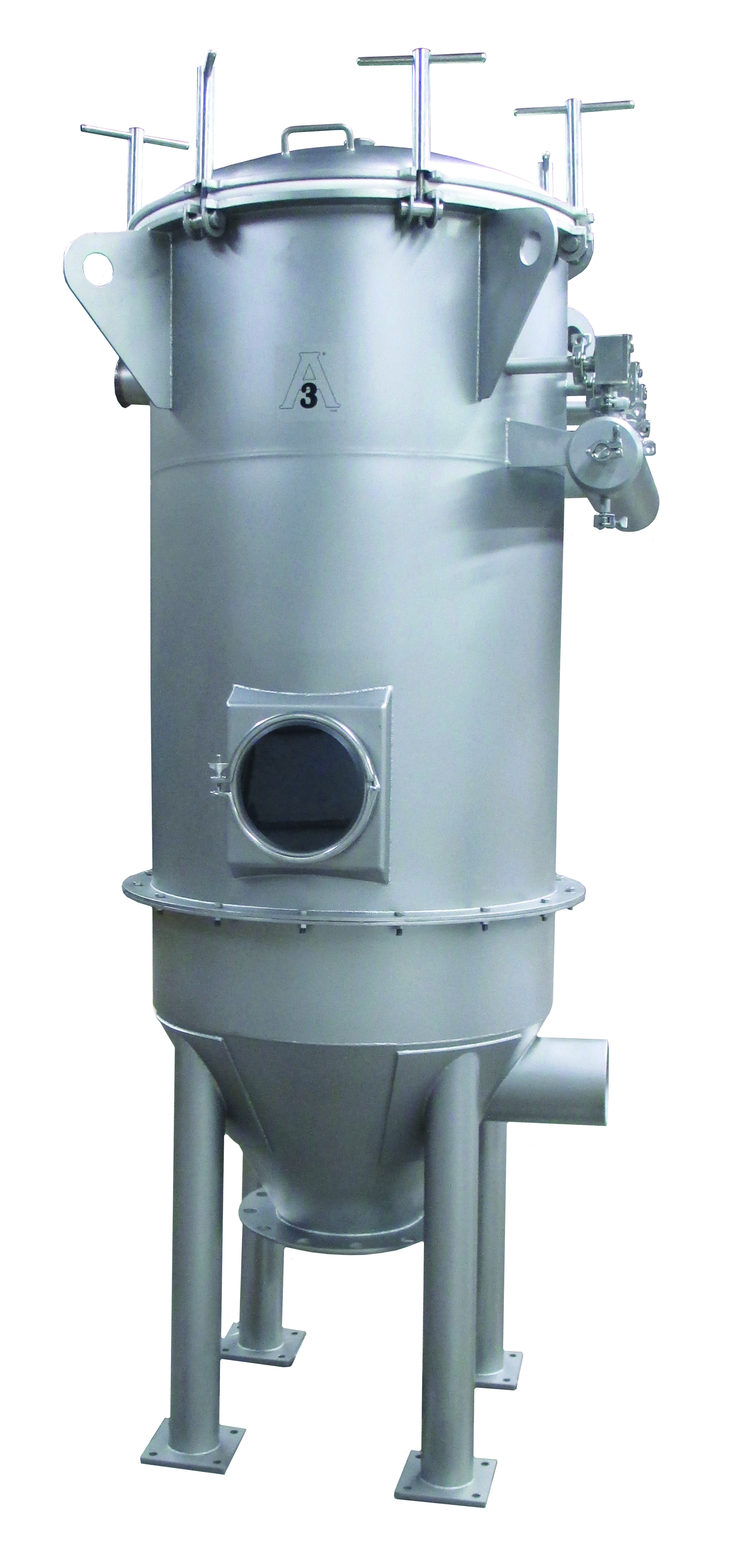 Schenck Process hygienic round-top removal HRT filter