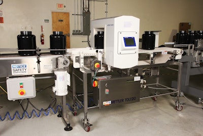 One of four new metal detectors at Phoenix Formulations ensures product quality and safety.