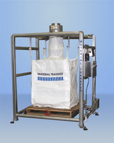Sanitary bulk bag filling system