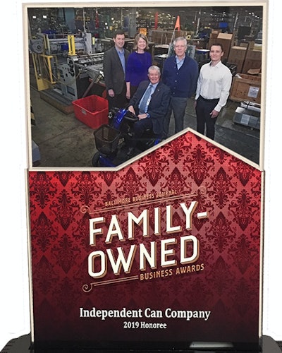 Independent Can named Best Family Owned Business