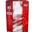 The Sobieski Mix & Pour Party Pouch launched in July 2018, timed to leverage the house party season.