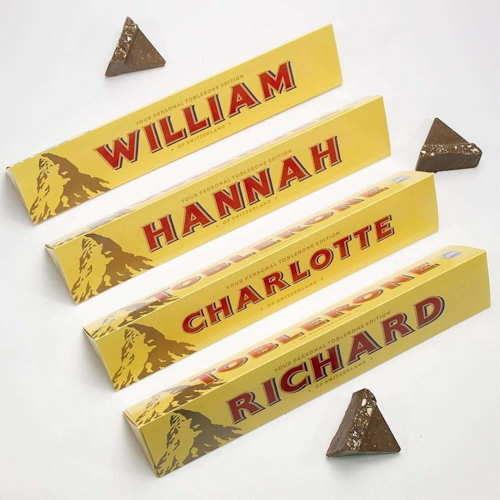 Toblerone personalizado