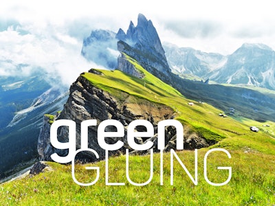 Green Gluing logo